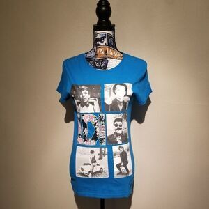 WOMENS MEDIUM T SHIRT ONE DIRECTION. -PUR